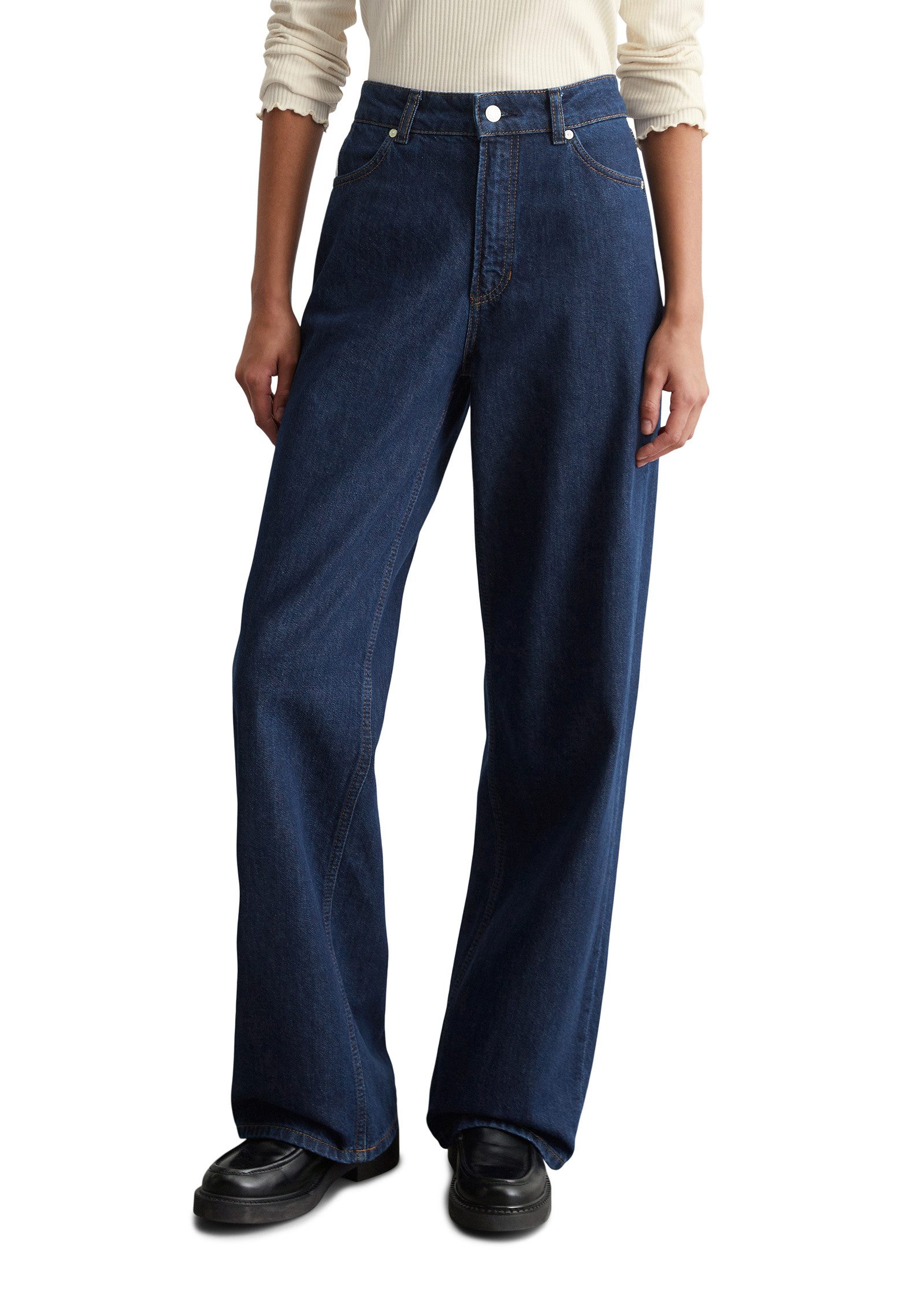 Marc O'Polo DENIM Weite Jeans aus günstig online kaufen