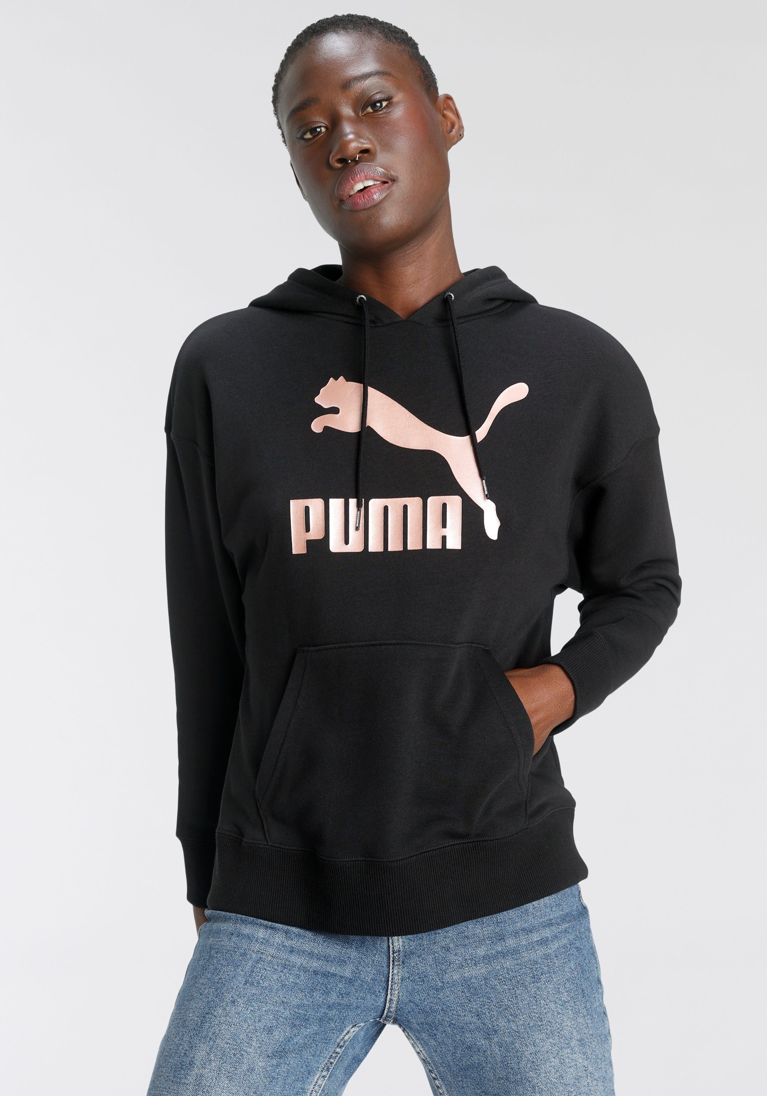 PUMA Kapuzensweatshirt »Classics Metallic Logo Hoodie TR« online kaufen |  OTTO
