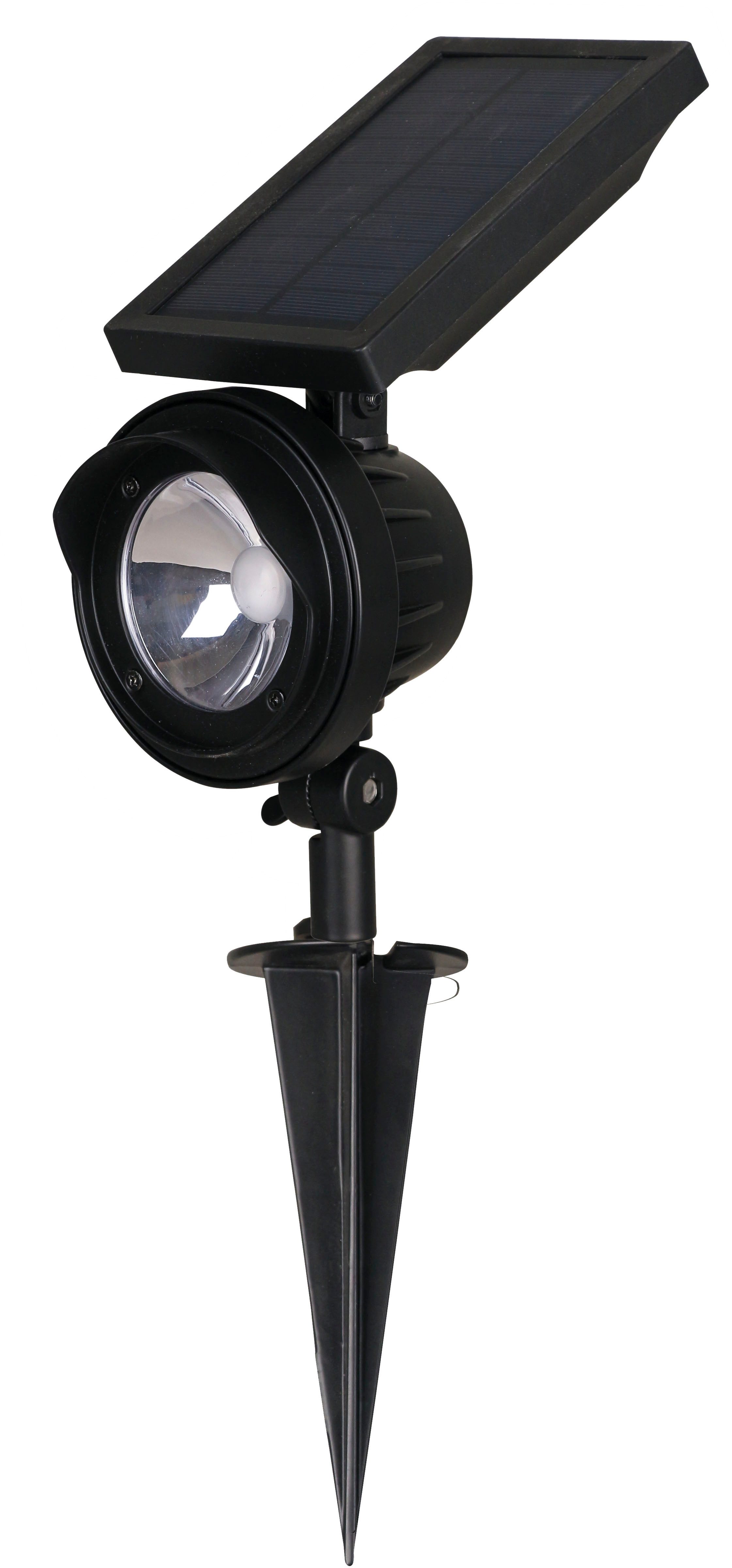 Luxform Gartenstrahler Solar-Intelligente Hybrid-Erdspießleuchte - Texas, günstig online kaufen