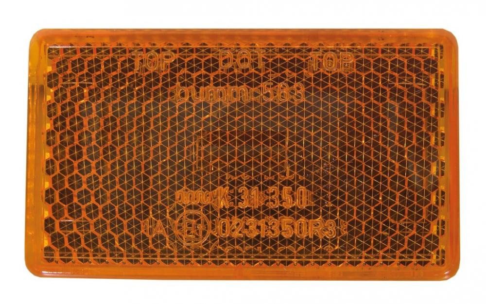 Busch + Müller S-Pedelec Busch&Müller seitlicher Rückstrahler eckig 563/2-2 für Starrgabel, ora