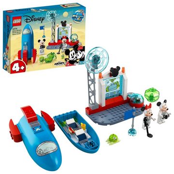 LEGO® Konstruktionsspielsteine LEGO 10774 Mickey and Friends Mickys und Minnies Weltraumrakete, (Set)