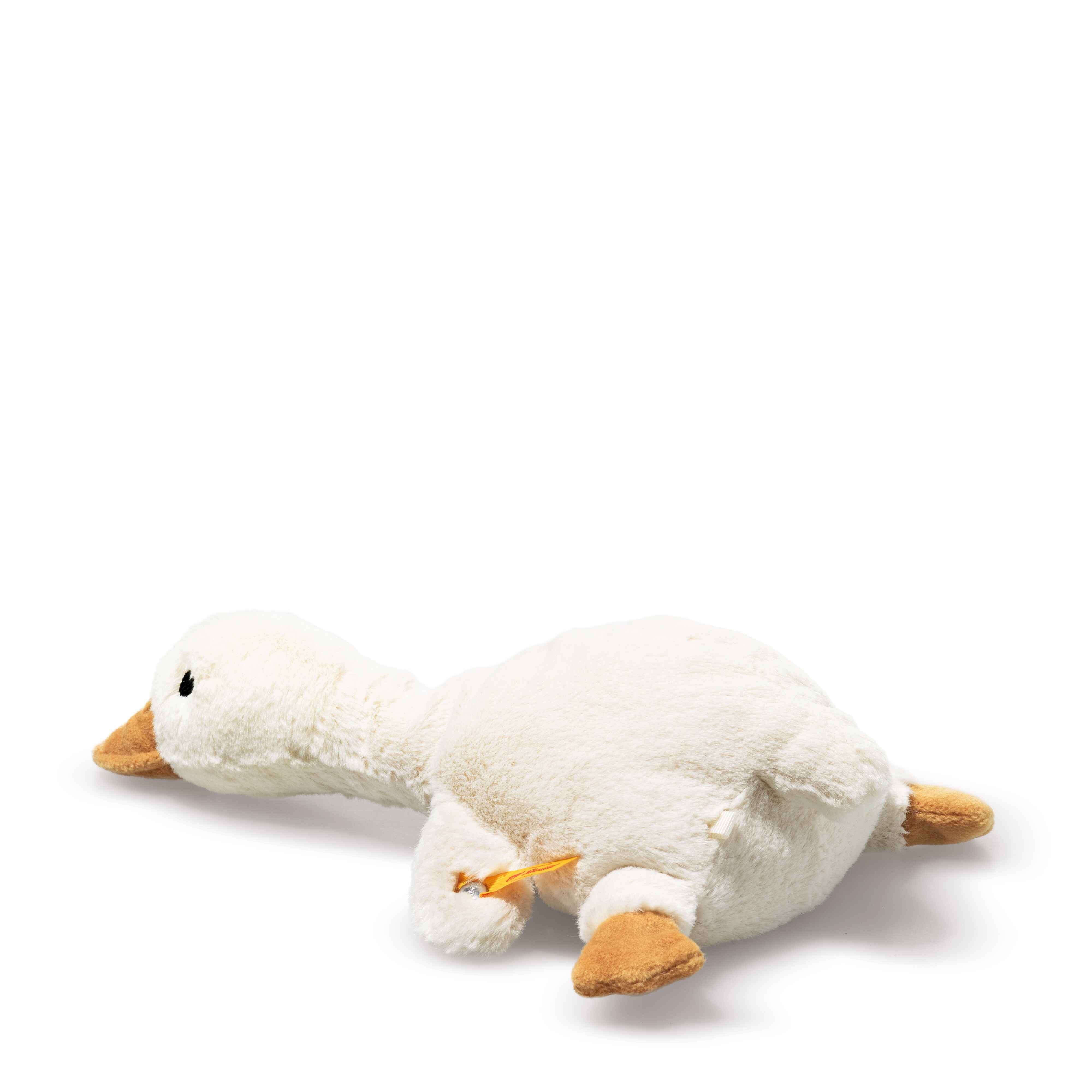 Steiff Kuscheltier-Rassel Gilda Gans mit Rassel, weiß