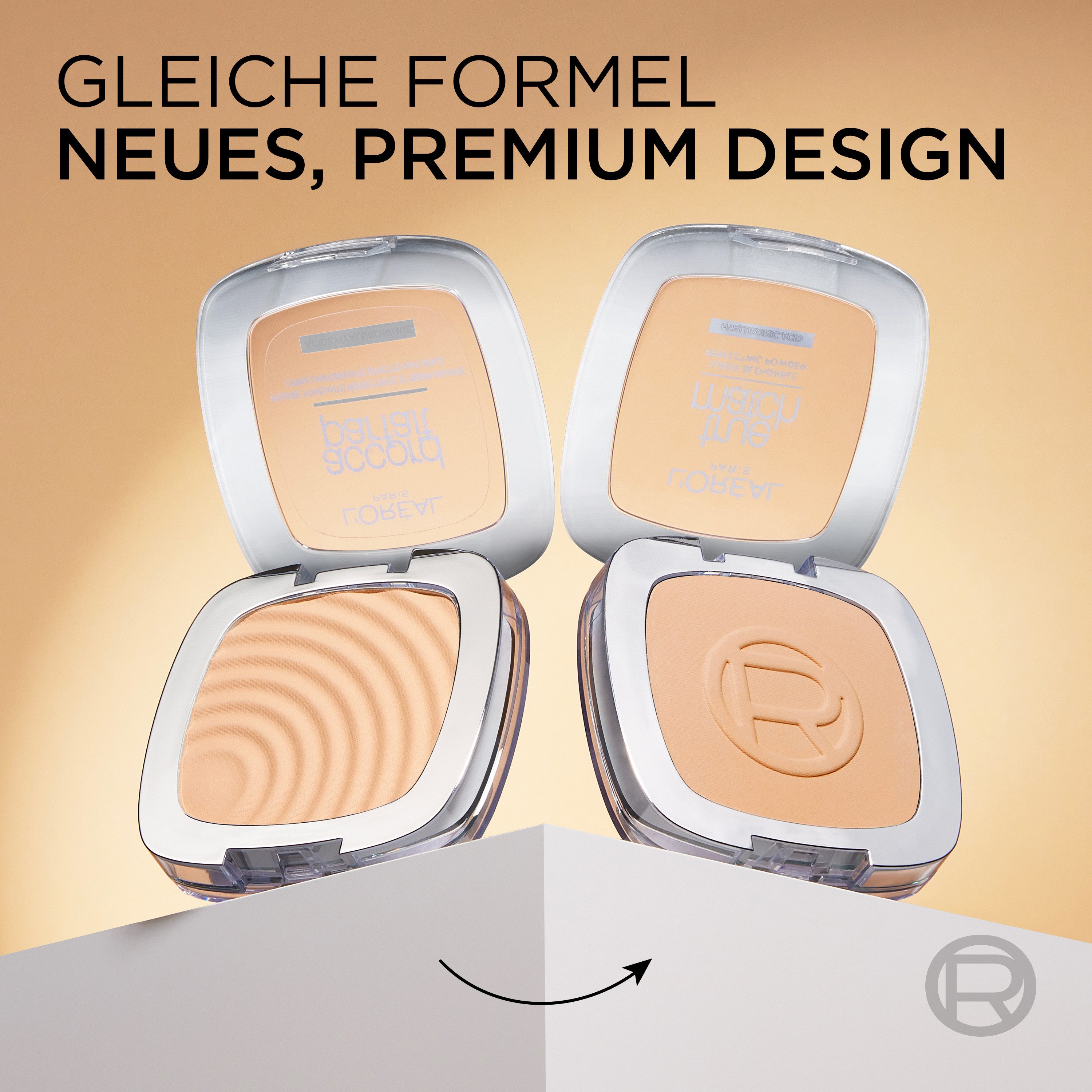 L'ORÉAL PARIS Puder TRUE MATCH POWDER, mattes Finish, flexible Deckkraft