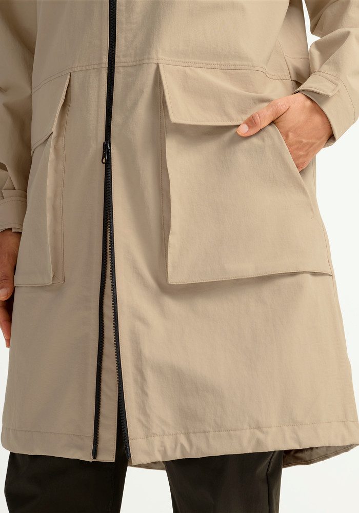 Jack Wolfskin Funktionsmantel NABUR 2L COAT W Wasserdicht, atmungsaktiv, Übergangsjacke