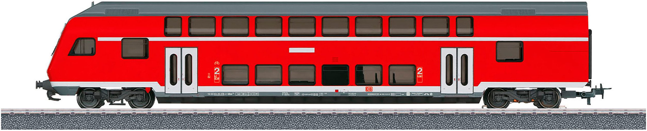 Märklin Personenwagen Märklin Start up - Doppelstock-Steuerwagen 2. Klasse - 40402, Spur H0, Made in Europe
