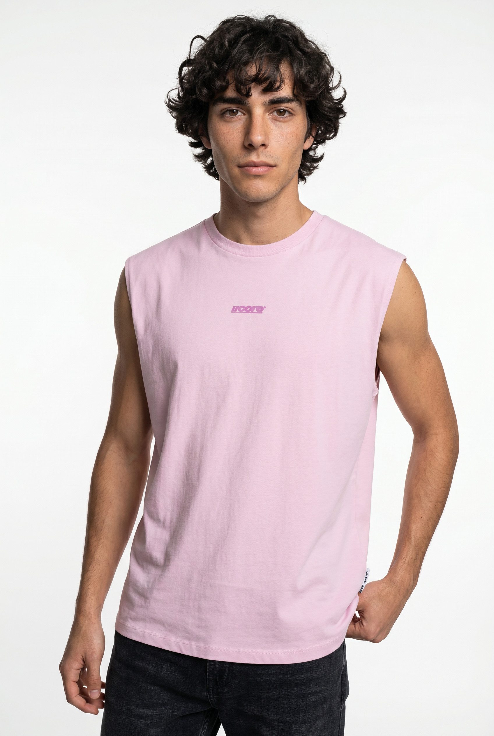 Jack & Jones T-Shirt JCOCLUB PRINT SL TEE CREW NECK mit Print