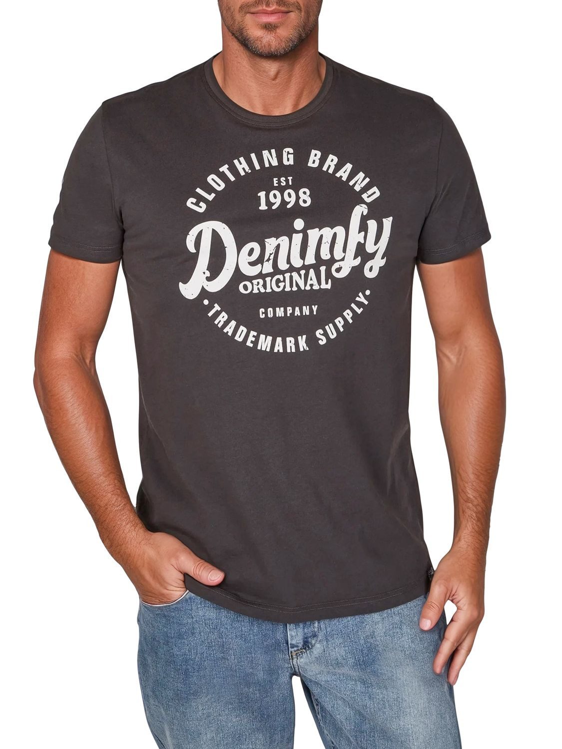 T-Shirt Herren Printshirt DFNuri Regular Fit