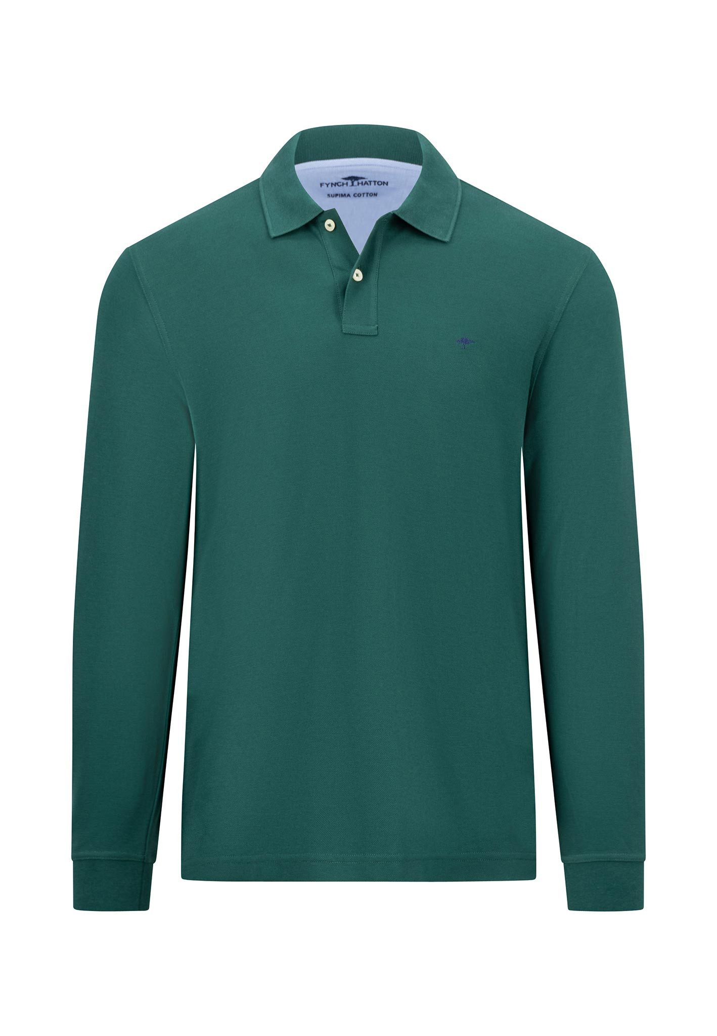 Langarm-Poloshirt Fynch-Hatton Herren Poloshirt langarm