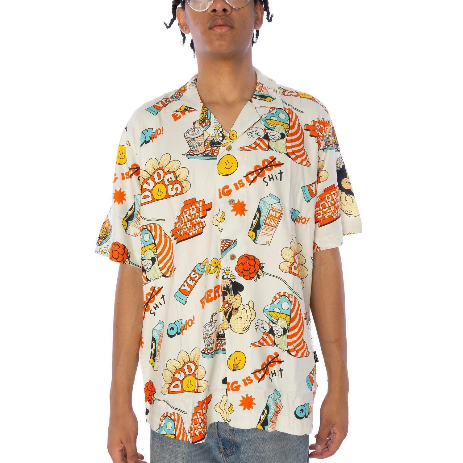 The Dudes Kurzarmhemd Hemd The Dudes A Pill Meal Hawaiin Allover-Print