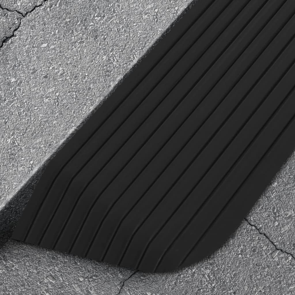 Parkschwelle Schwellenrampe 110x32x3,8 cm Gummi