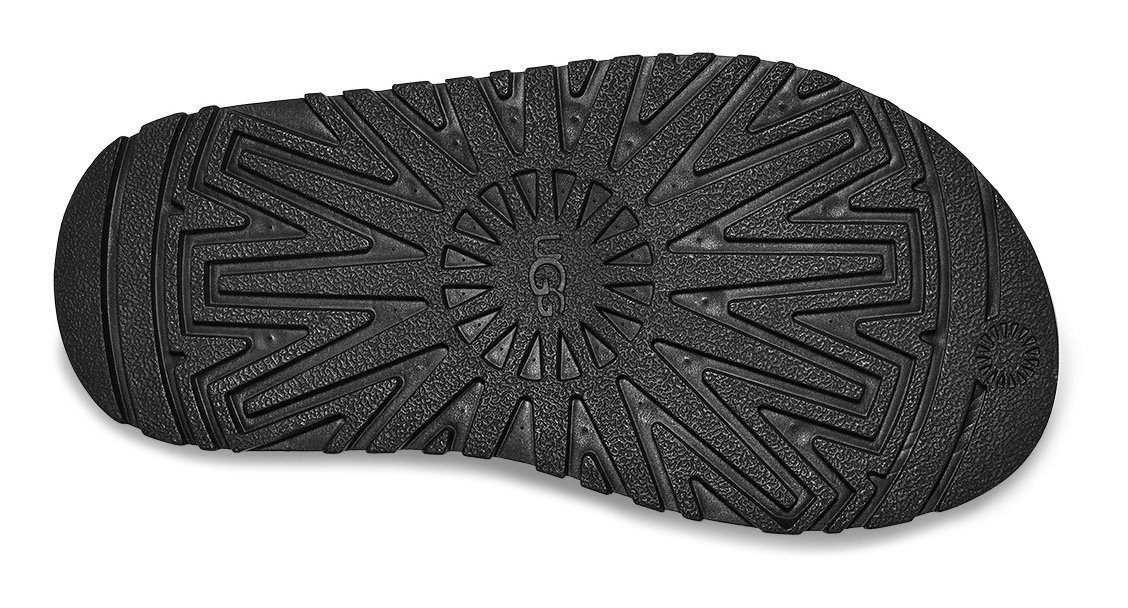 UGG K GOLDENGLOW Badesandale, Sommerschuh, Poolslides, Plateauabsatz, mit Klettverschluss