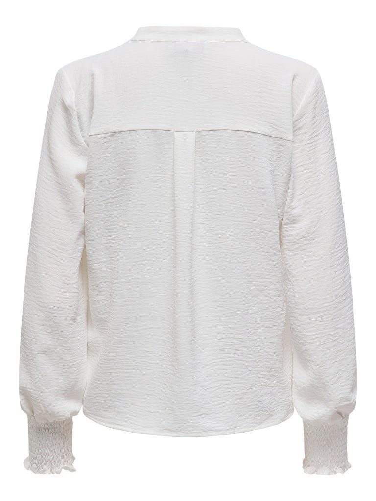 ONLY Crepebluse ONLMETTE V-NECK LS SMOCK günstig online kaufen
