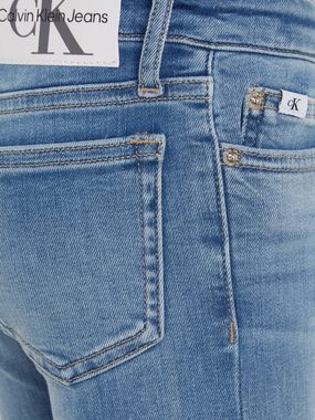 Calvin Klein Jeans Stretch-Jeans FLARE MR SPLIT VISUAL MID BLUE