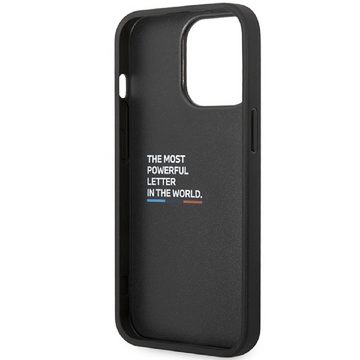 BMW Handyhülle Case iPhone 14 Pro Max Kunststoff Tricolor schwarz 6,7 Zoll, Kantenschutz