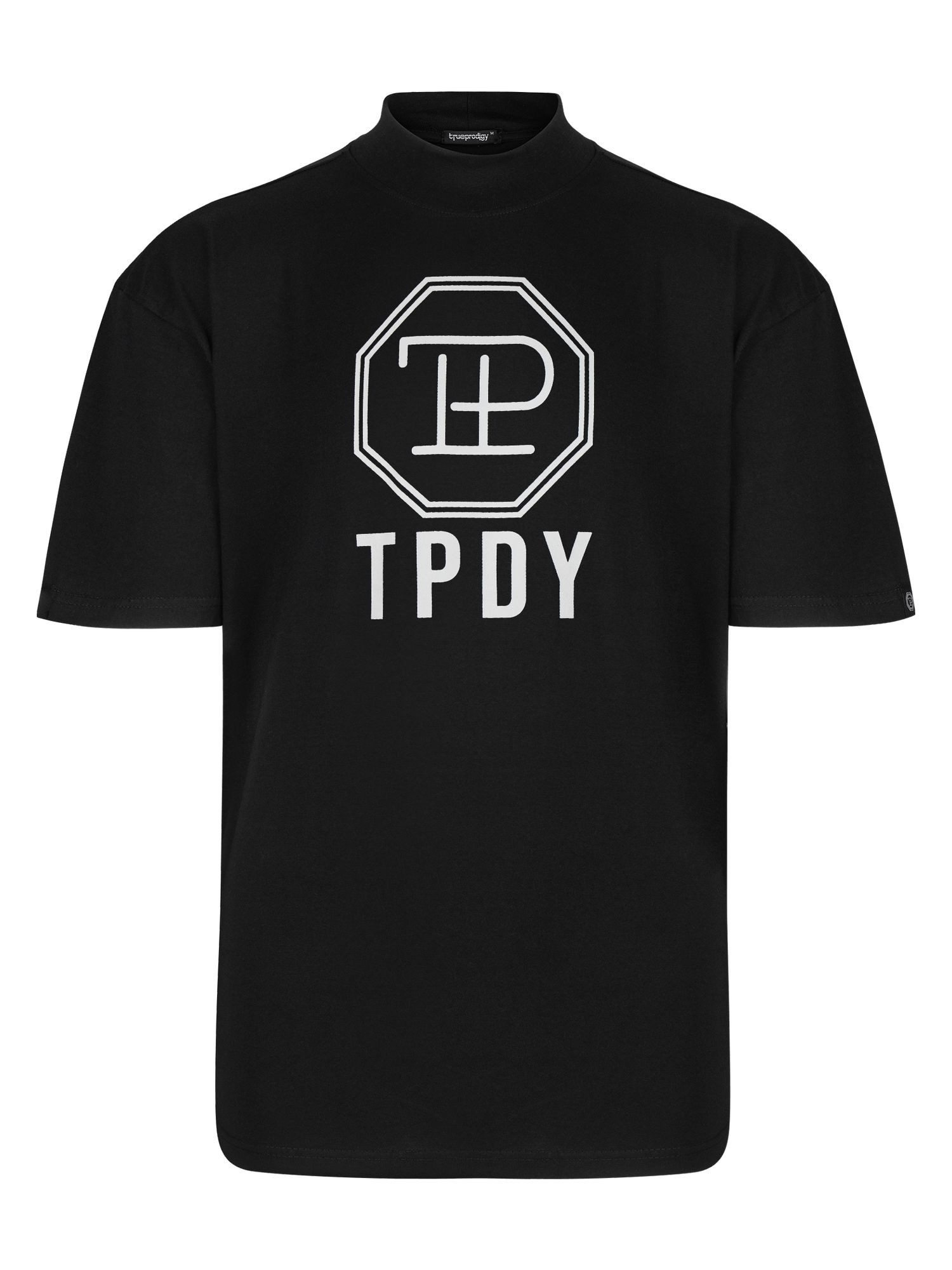 trueprodigy Oversize-Shirt Mikka Logoprint Stehkragen dicker Stoff günstig online kaufen