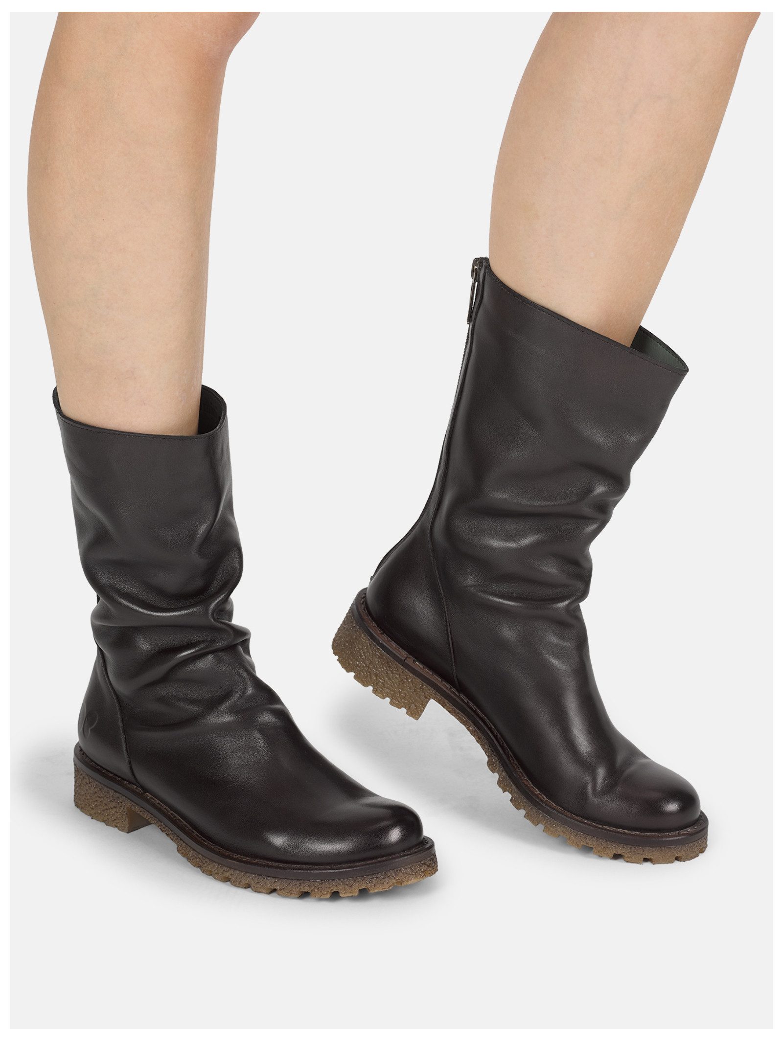 Felmini Stiefel Leder Bikerboots