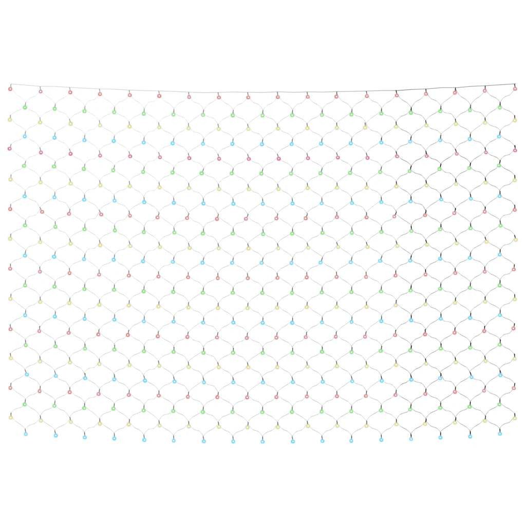 vidaXL Lichterschlauch LED-Lichternetz Mehrfarbig 3x2 m günstig online kaufen