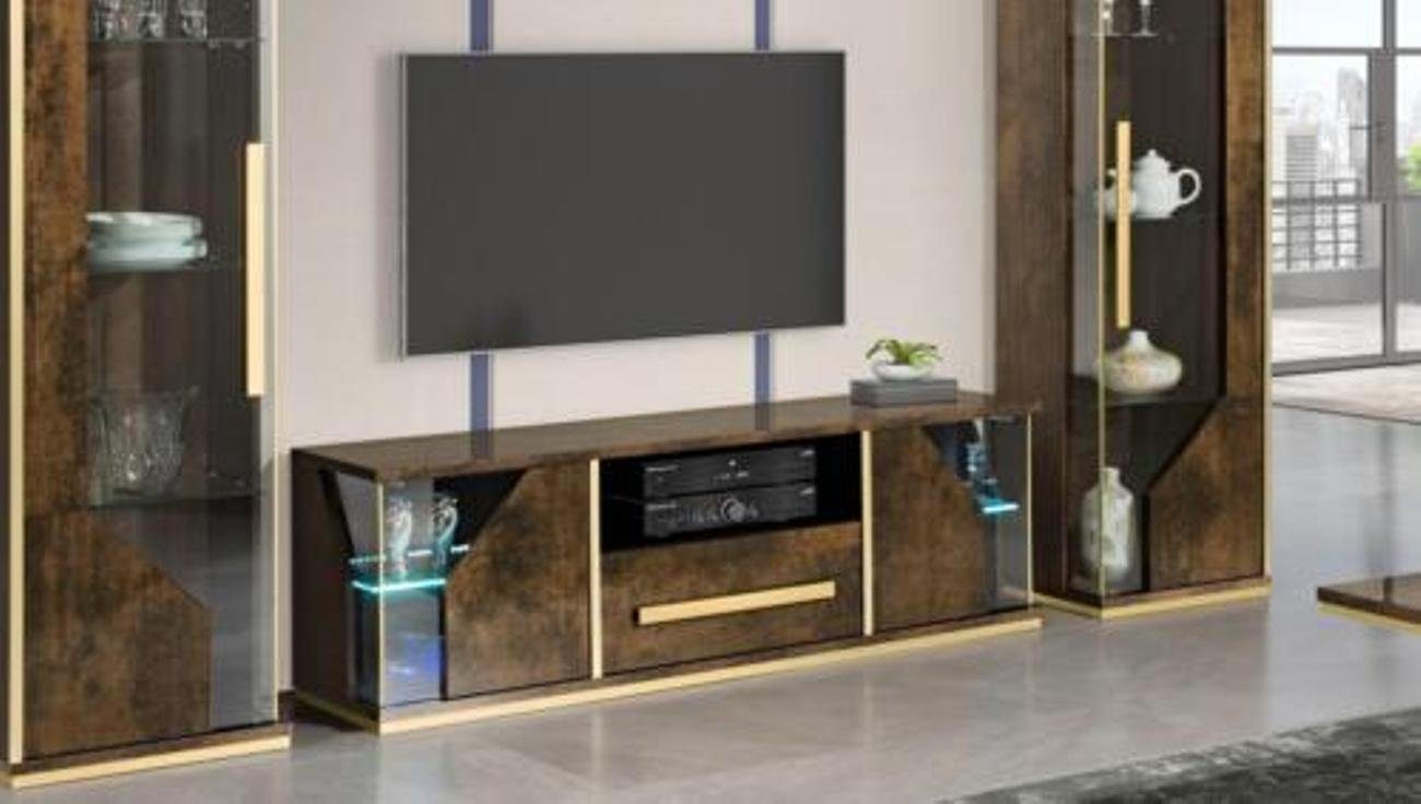 JVmoebel TV-Schrank rtv Sideboard tv Lowboard Schrank Tisch Wohnzimmer Holz Design Luxus