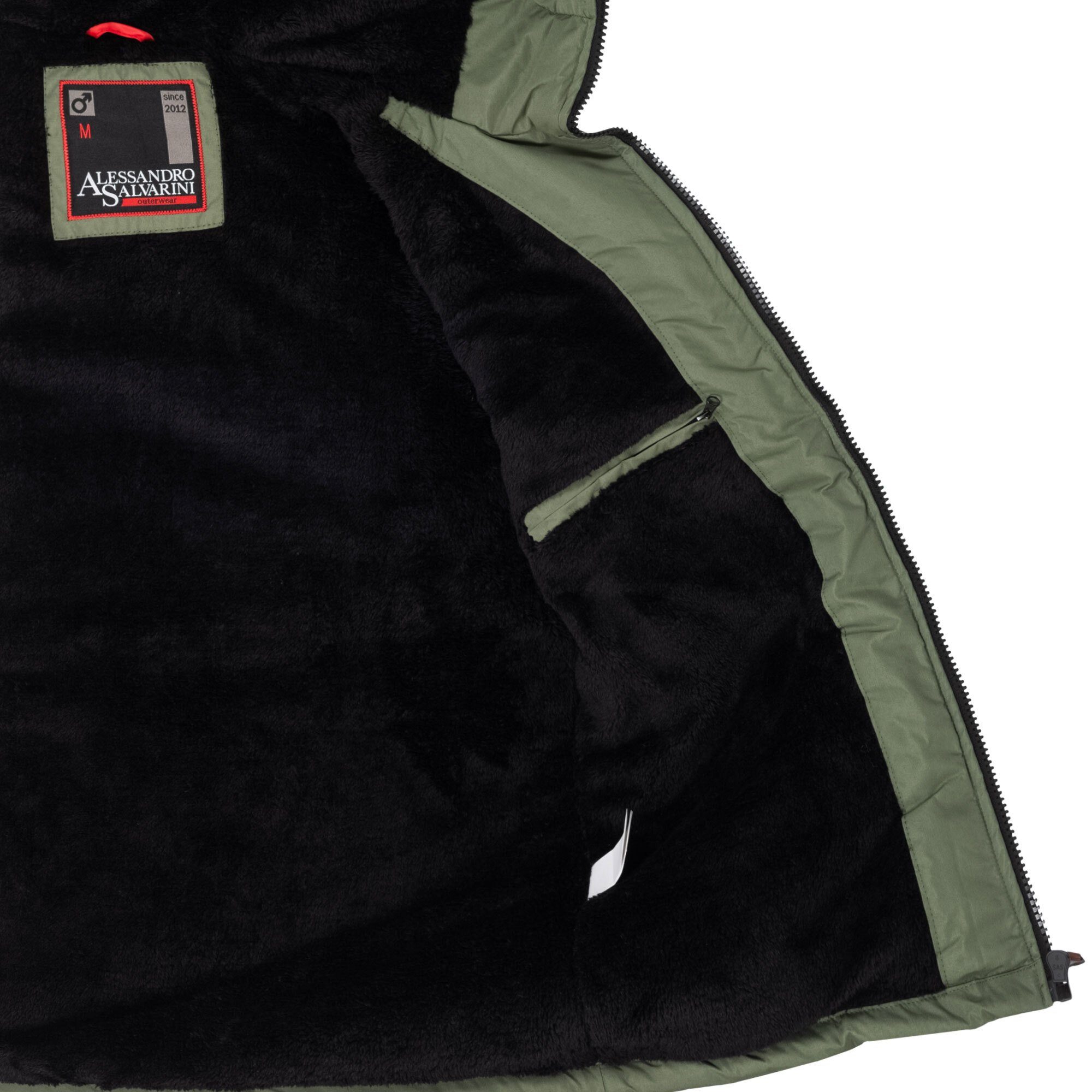 Alessandro Salvarini Winterjacke ASLighty innen komplett mit warmem Teddyfell – Bild 4 von 5