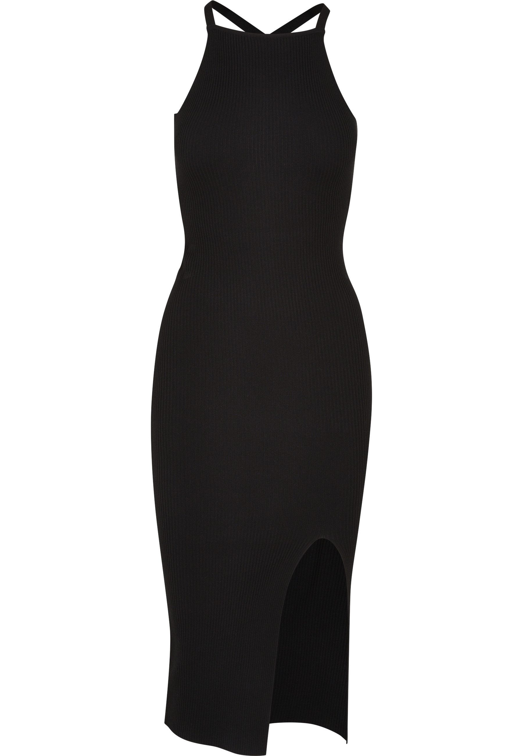 Urban Classics A-Linien-Kleid Urban Classics Damen Ladies Midi Rib Knit Crossed Back Dress (1-tlg)