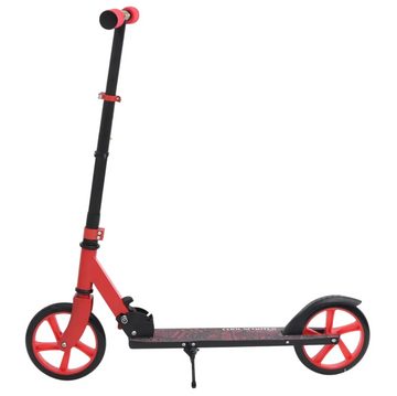 DOTMALL Tretroller 2-Rad-Kinderroller mit verstellbarem Lenker, rotes Geschenk