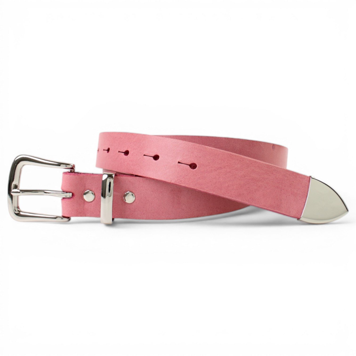 FRONHOFER Taillengürtel Damen Vollrindleder (1-St) 3 cm, 3-teilig, silber