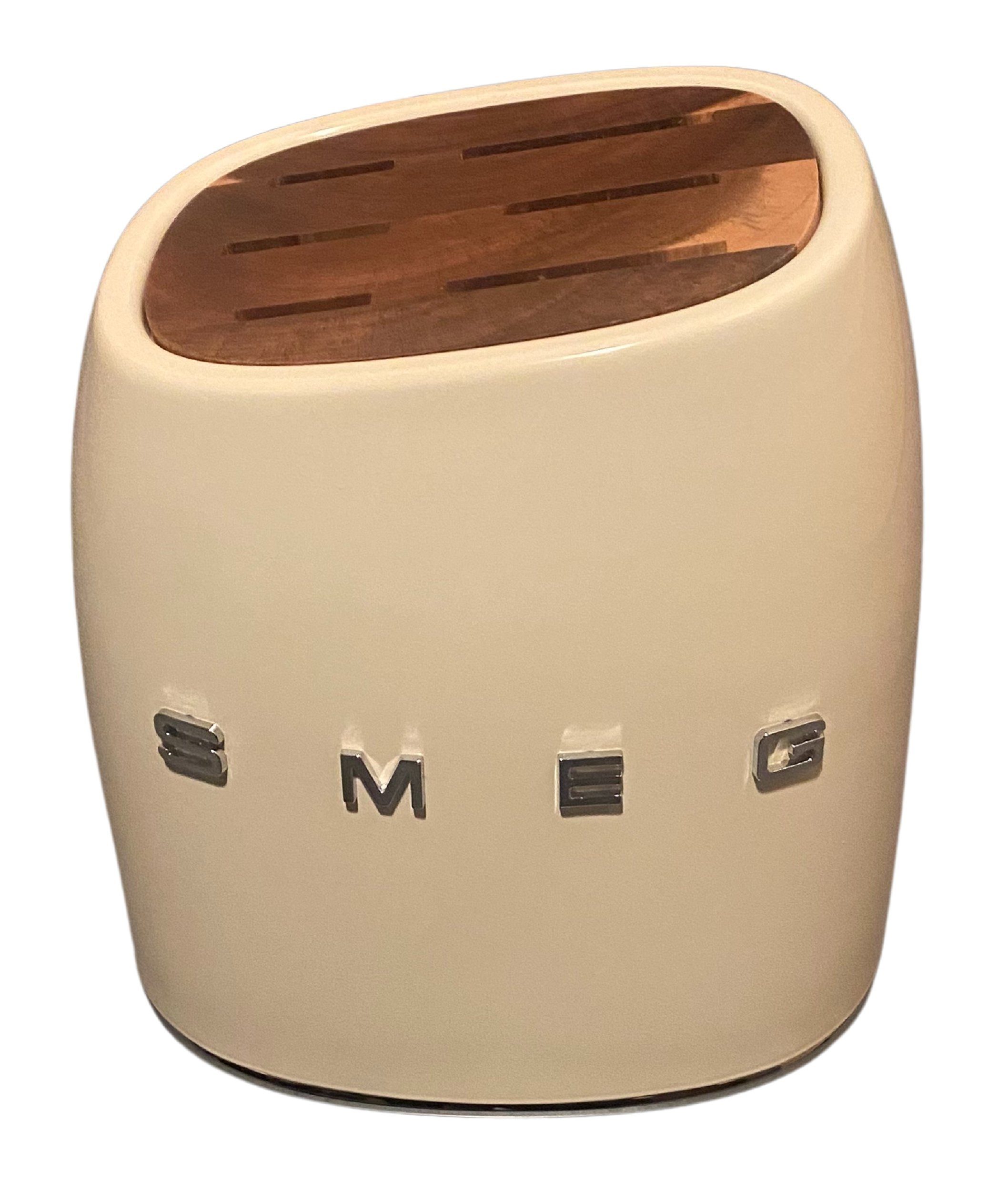 Smeg Messerblock Smeg Messerblock in Creme für 6 Messer CC002491001