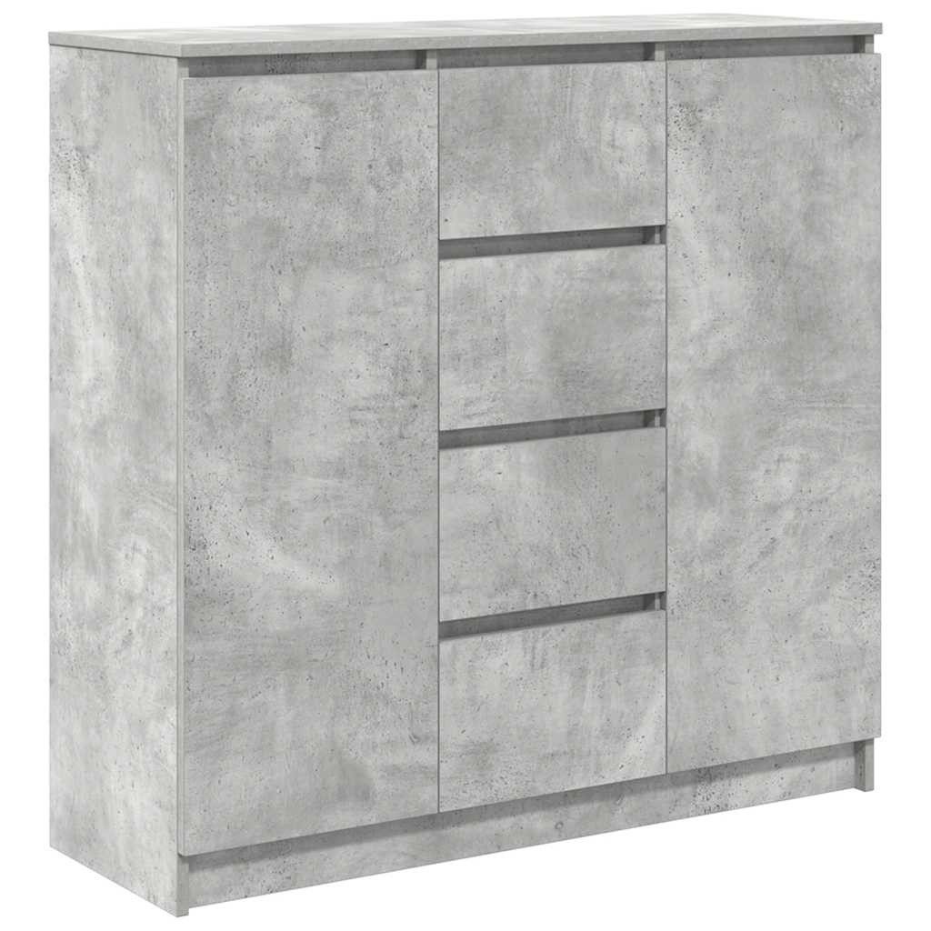 vidaXL Sideboard Sideboard mit Schubladen Betongrau 100,5x35x98,5 cm (1 St) günstig online kaufen