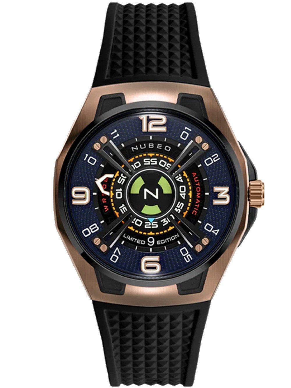 Nubeo Automatikuhr Nubeo NB-6094-01 Herrenuhr OAO Automatik Limited Edition 44mm 5ATM Nubeo NB-6094-01 Herrenuhr OAO Automatik Limited Edition 44mm 5ATM