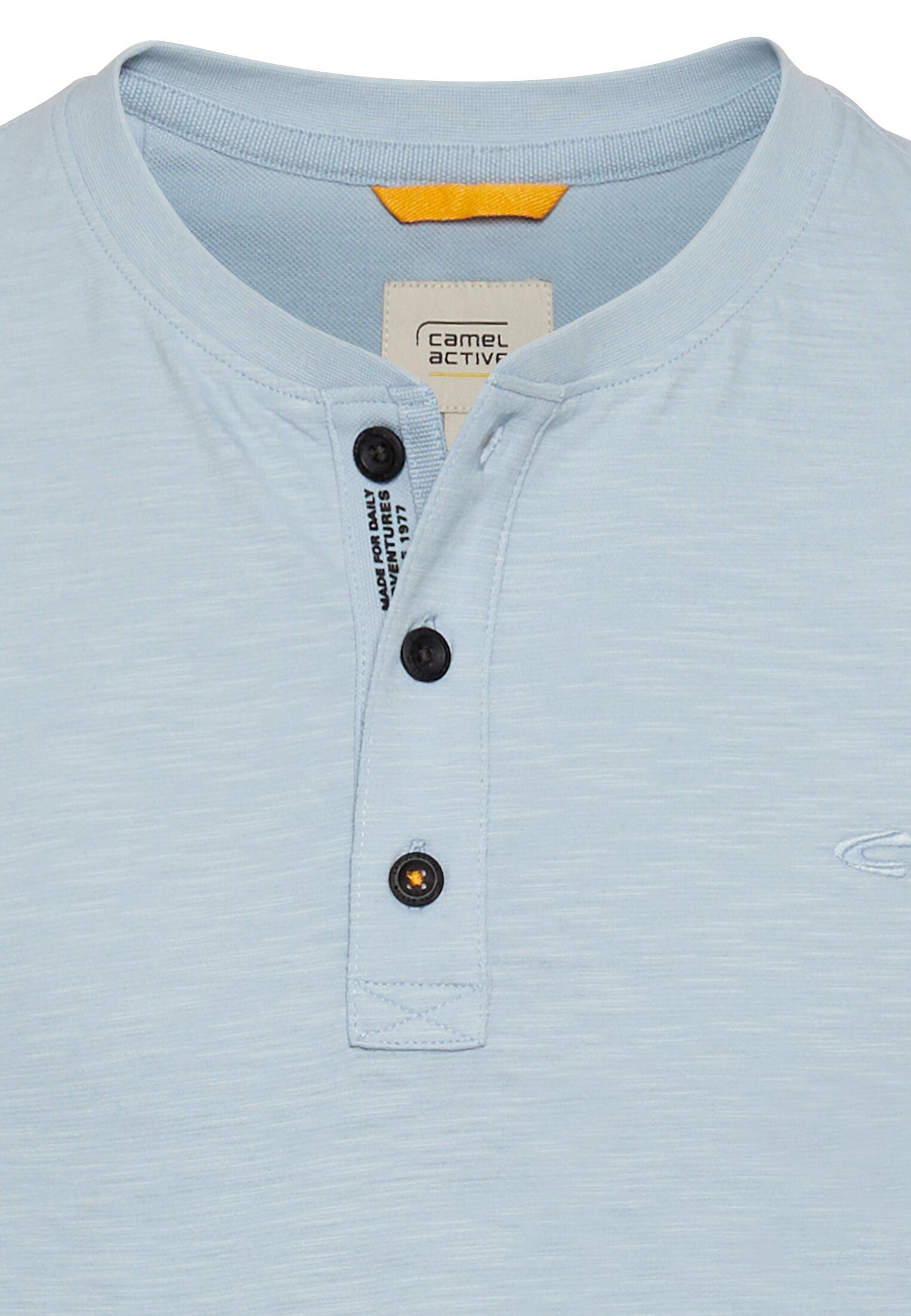 camel active Henleyshirt mit Knopfleiste