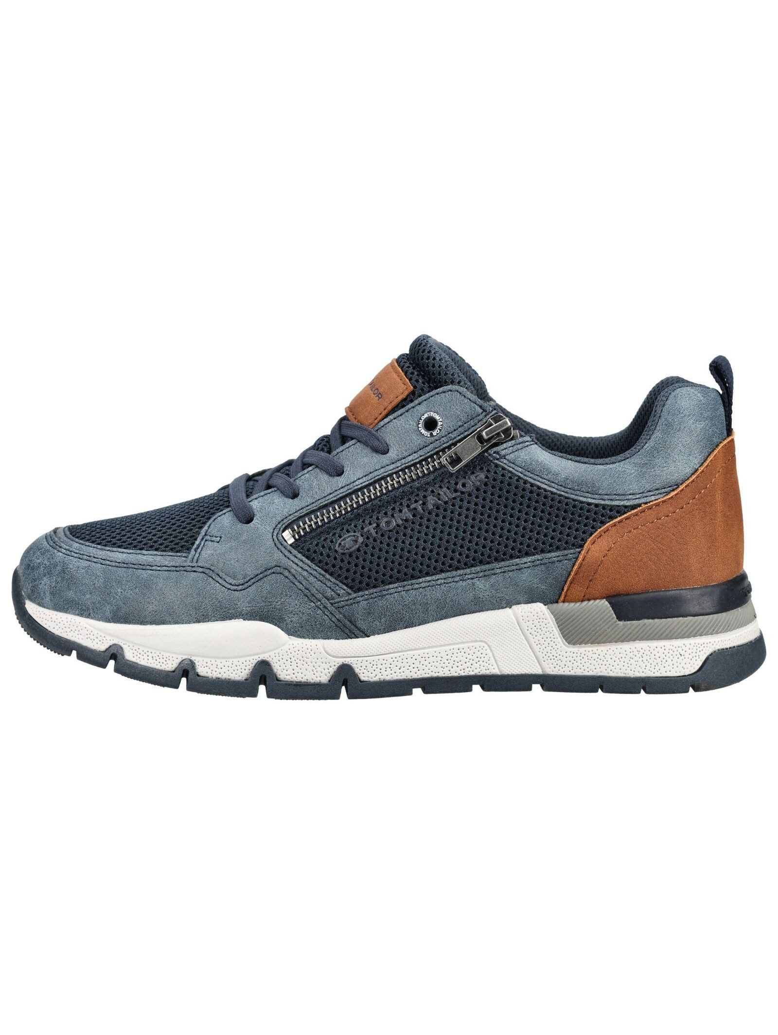 TOM TAILOR Sneaker Lederimitat/Textil . Sneaker (1-tlg)