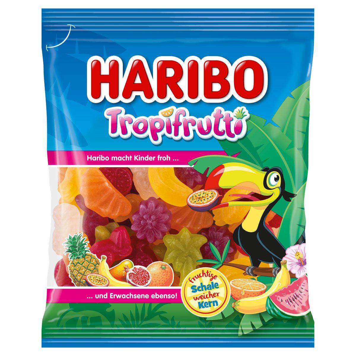 HARIBO Süßigkeit, Haribo Tropi Frutti Fruchtgummi tropische Geschmacksrichtungen 175g