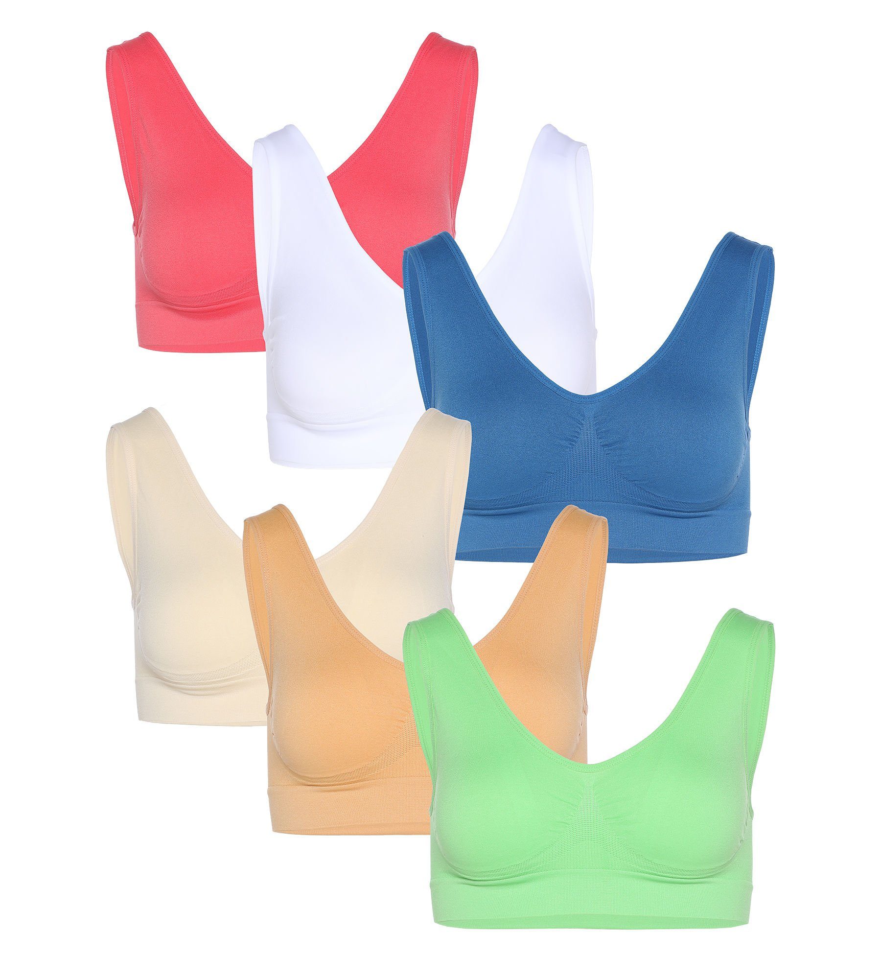 Figur Body Set: Bustier Form-Bustier elastisch (Set, unterschiedl. Farben) mit nahtloser Verarbeitung