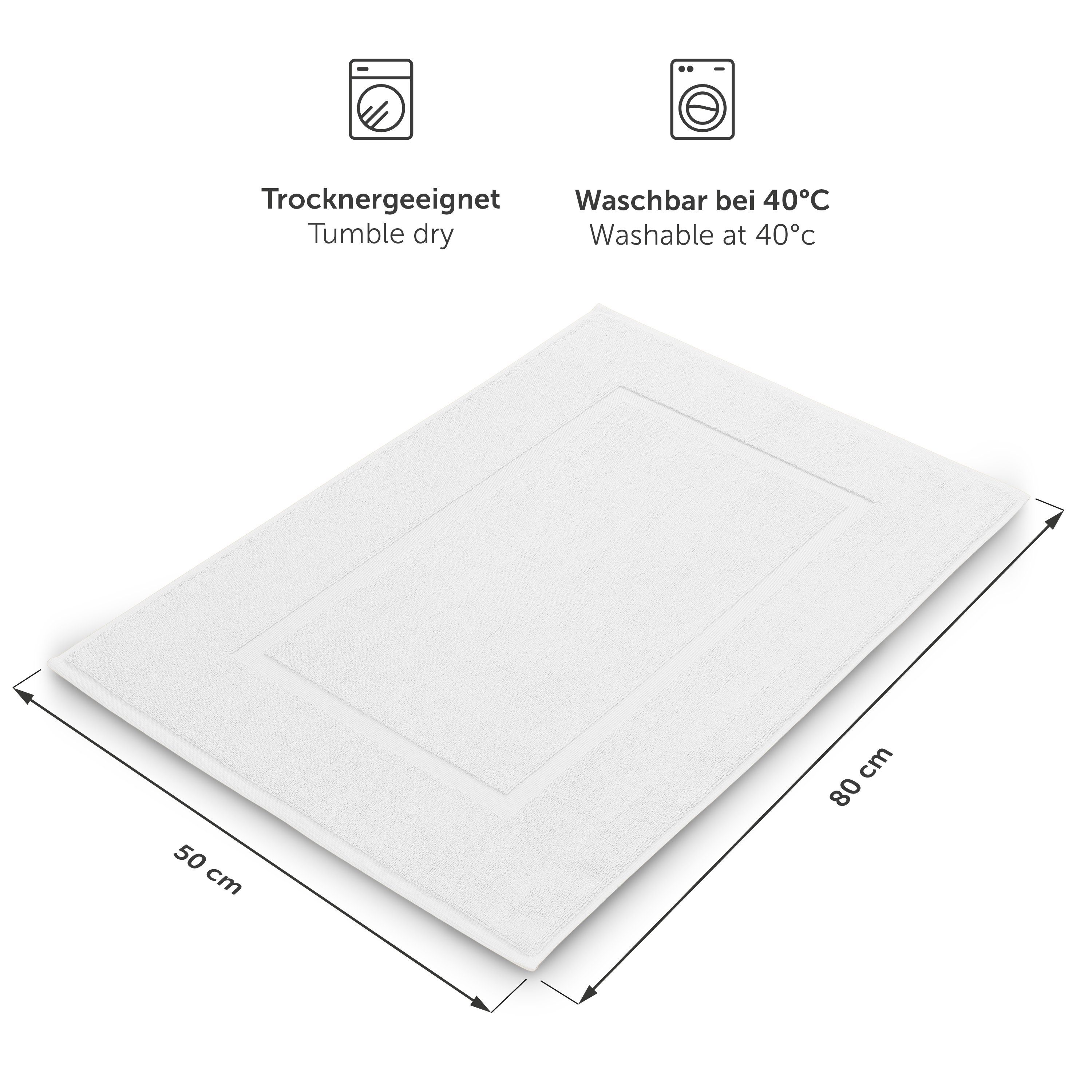 Blumtal Badematte Premium Frottier, schnell trocknend, günstig online kaufen
