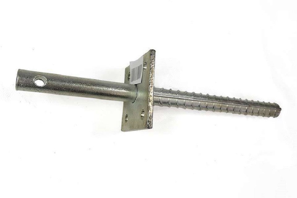 Gartenpirat Pfostenträger mit Platte 8x8 cm bzw. 11x11 cm mit Steindolle zum Einbetonieren, Einbetonieren, (1-St)