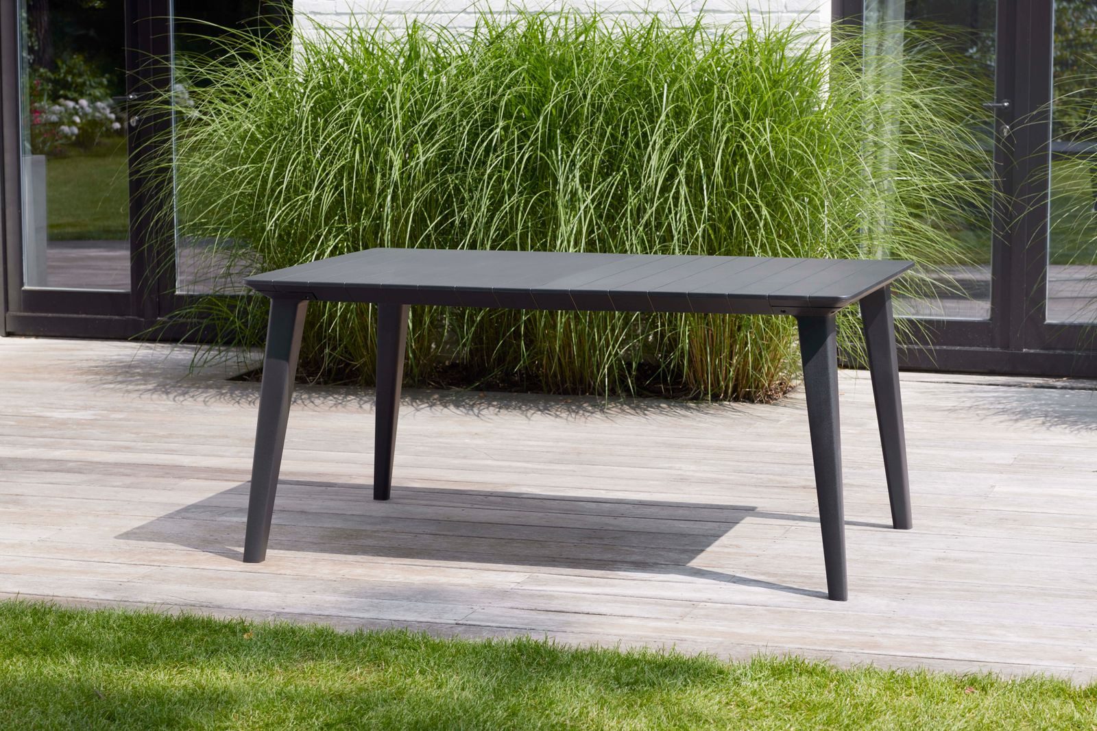 Allibert Gartentisch Allibert Lima für 4 - 6 Personen – wetterfest, UV-beständig