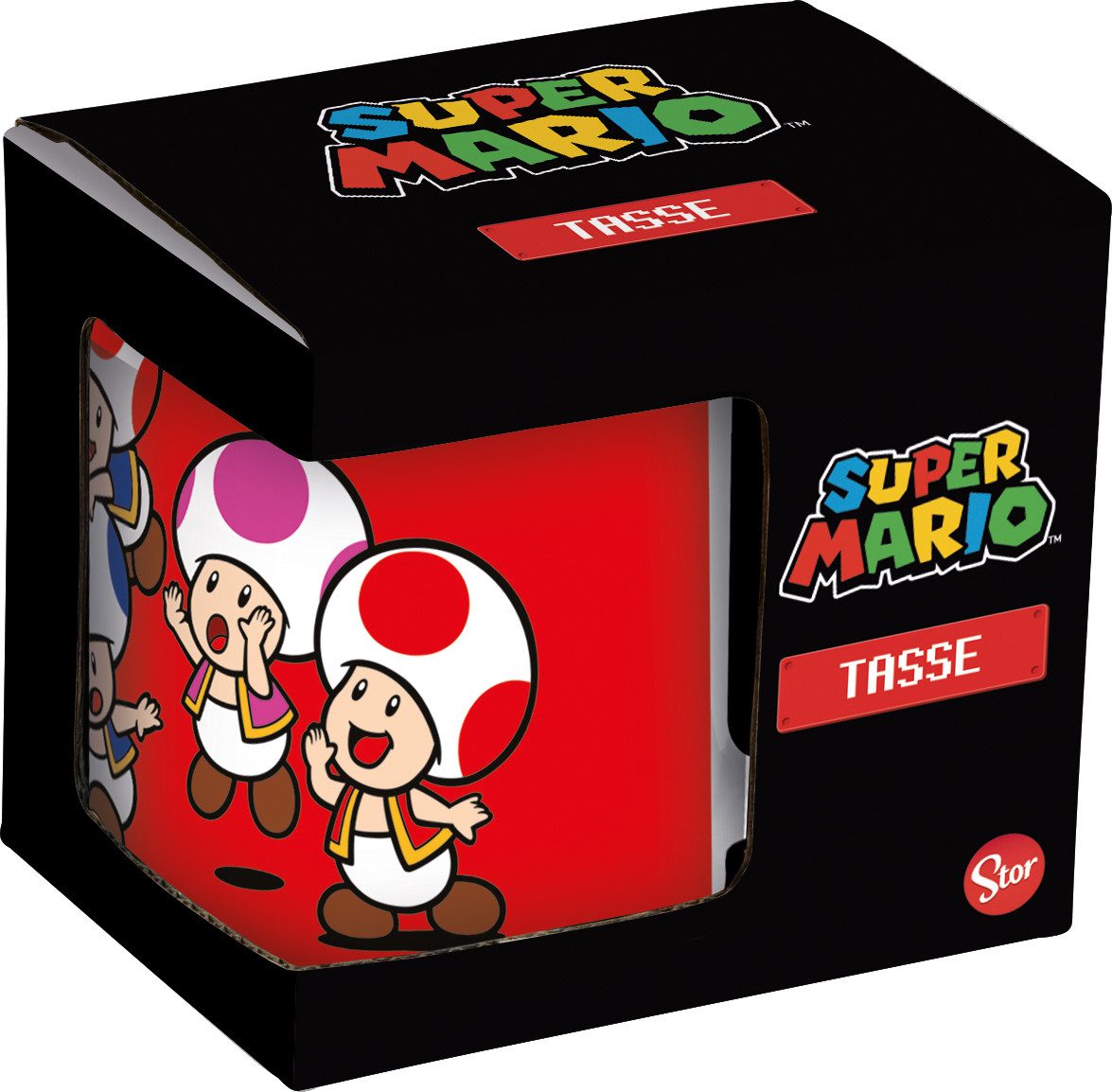Super Mario Tasse Tasse - Super Mario - Toad Family (NEU & OVP)