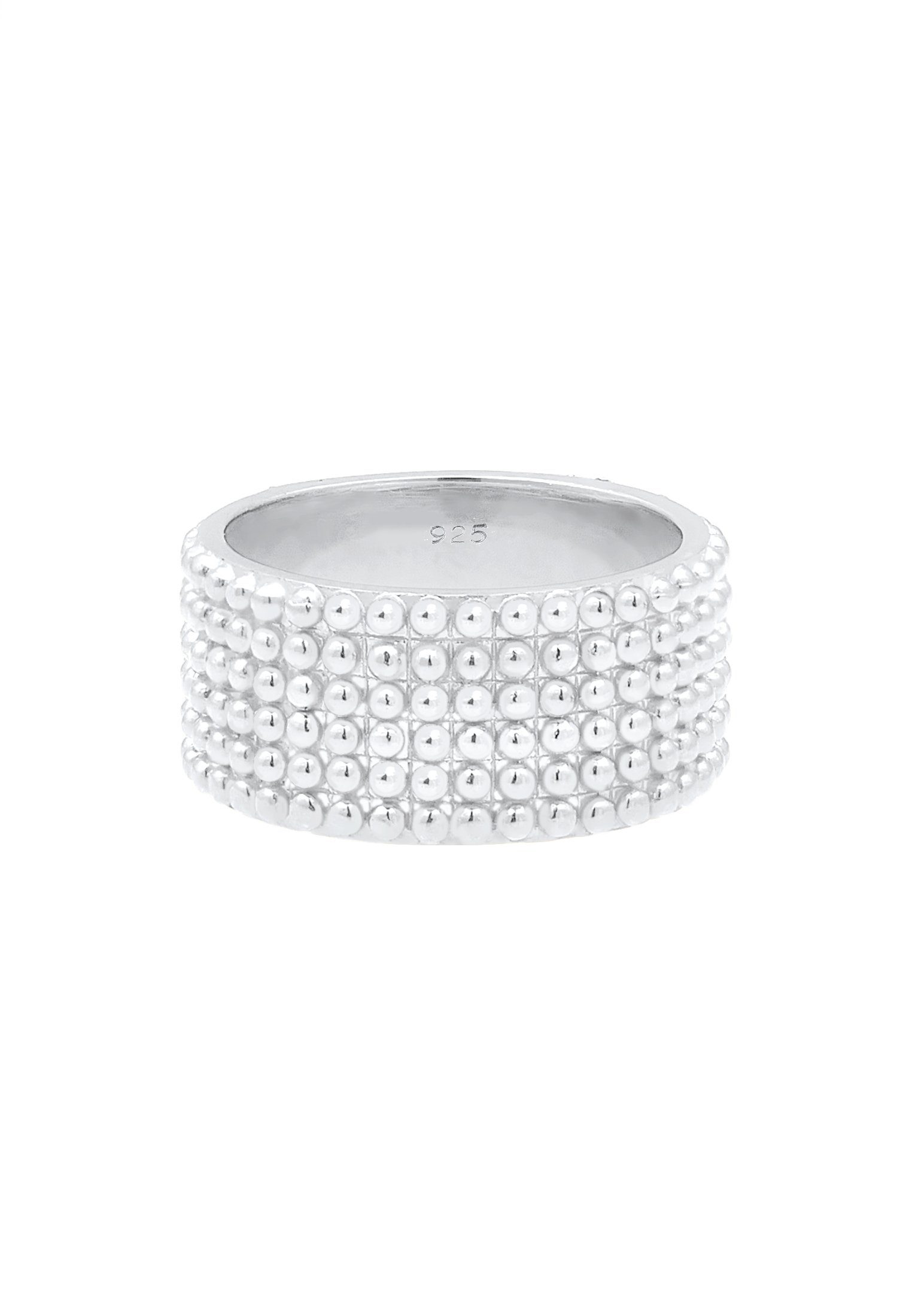 Elli Fingerring Breit Bandring Dots Kugeln 925 Silber günstig online kaufen