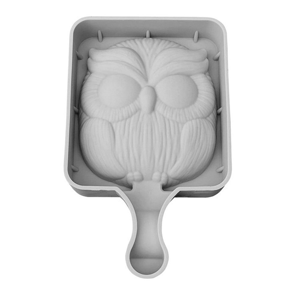 Metamorph Eisform Eule Silikonform für Eis am Stiel, Diese Eulen Silikonform ist perfekt dafür geeignet Eis am Stiel zu ma