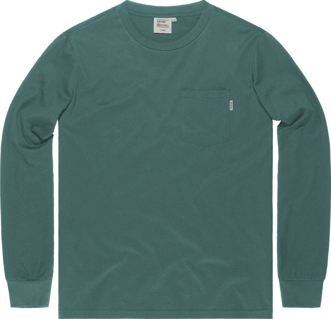 Vintage Industries Kapuzenpullover Grant Pocket Langarmshirt Green/Blue | Hoodies