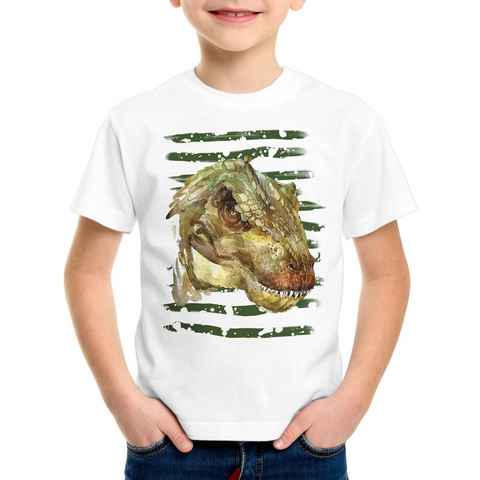 style3 Print-Shirt Kinder T-Shirt T-Rex tyrannosaurus dinosaurier