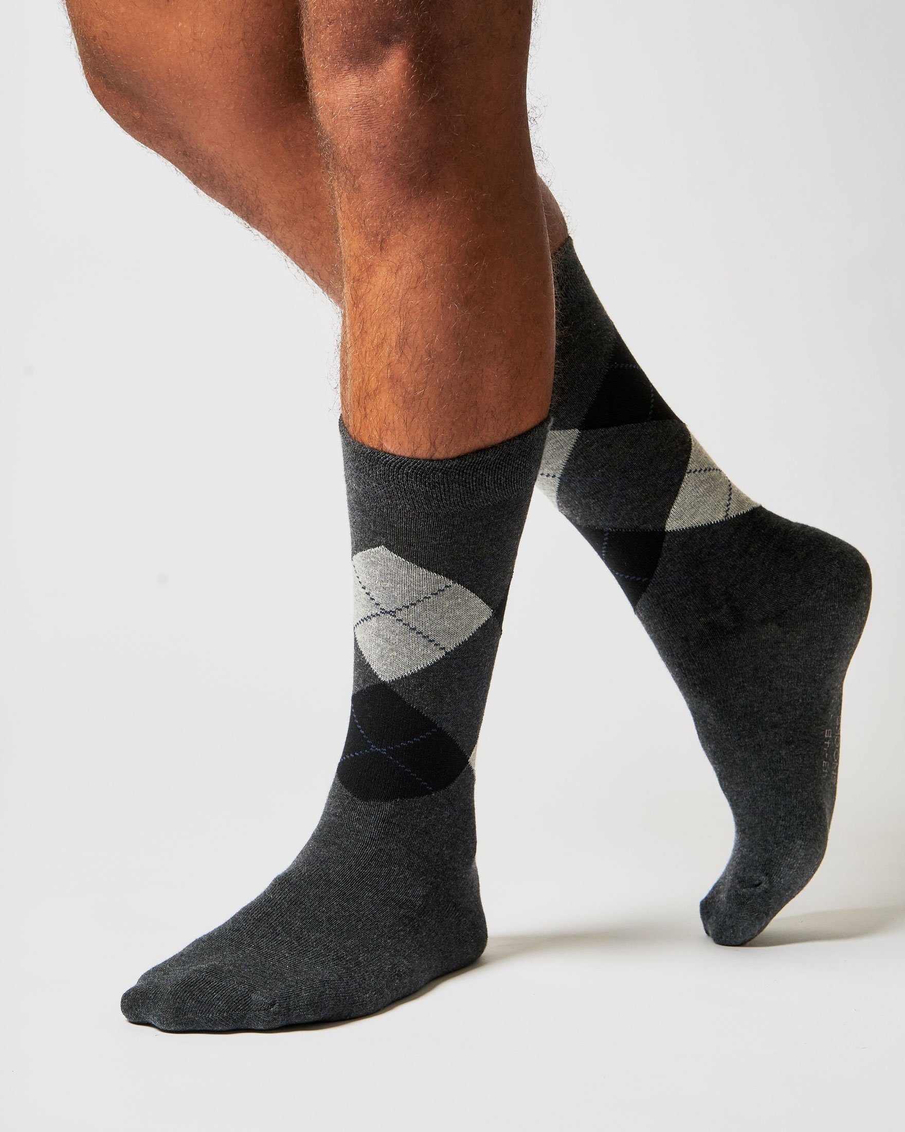 Socken Bio-Baumwolle, geeignet für aus (4-Paar) Businesssocken Anzug Business Mix (Karomuster) jeden SNOCKS 11