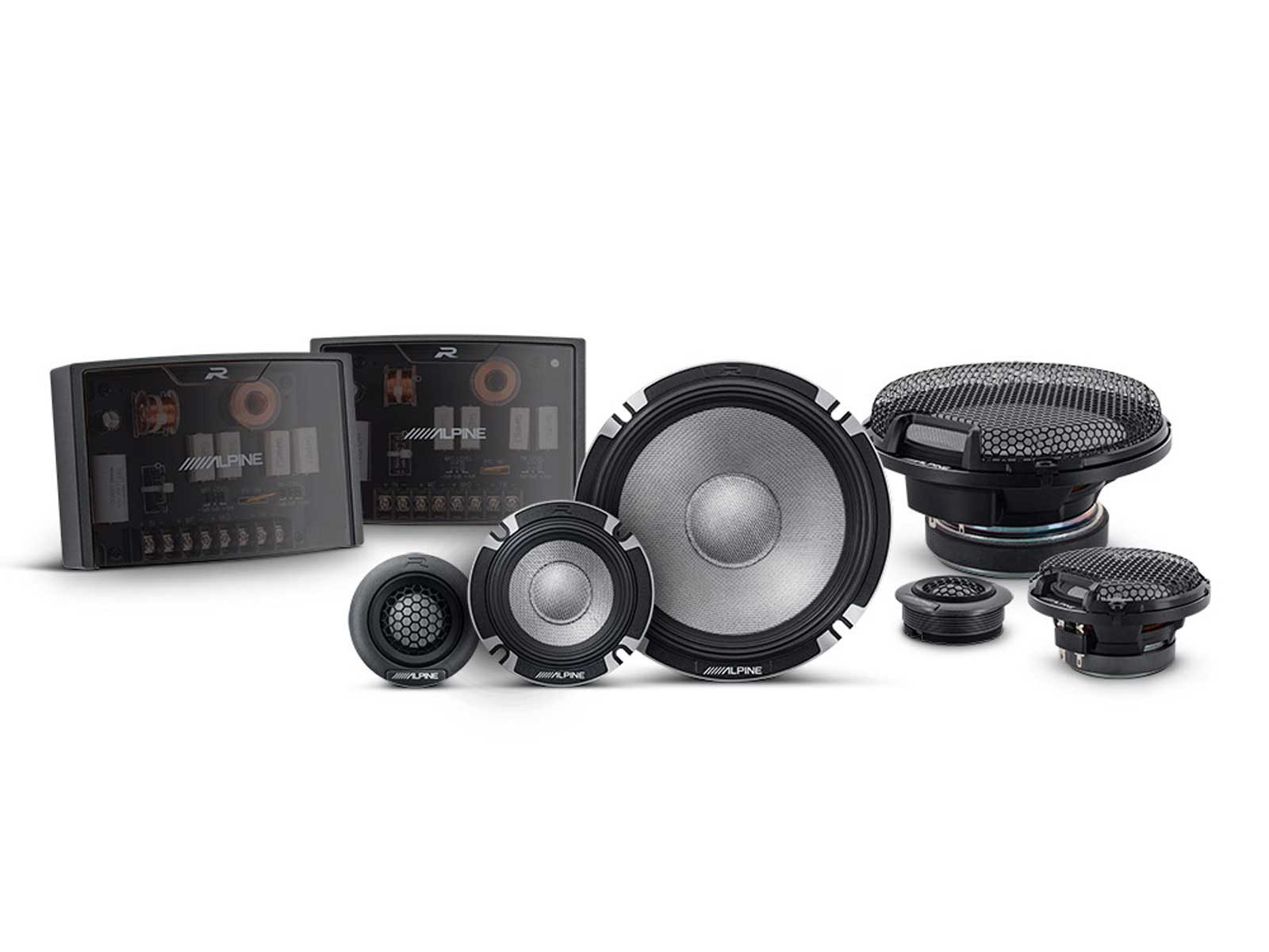 ALPINE R2-S653R-Series PRO 3-WEGE-KOMPONENTEN-LAUTSPRECHER Auto-Lautsprecher (100 W)