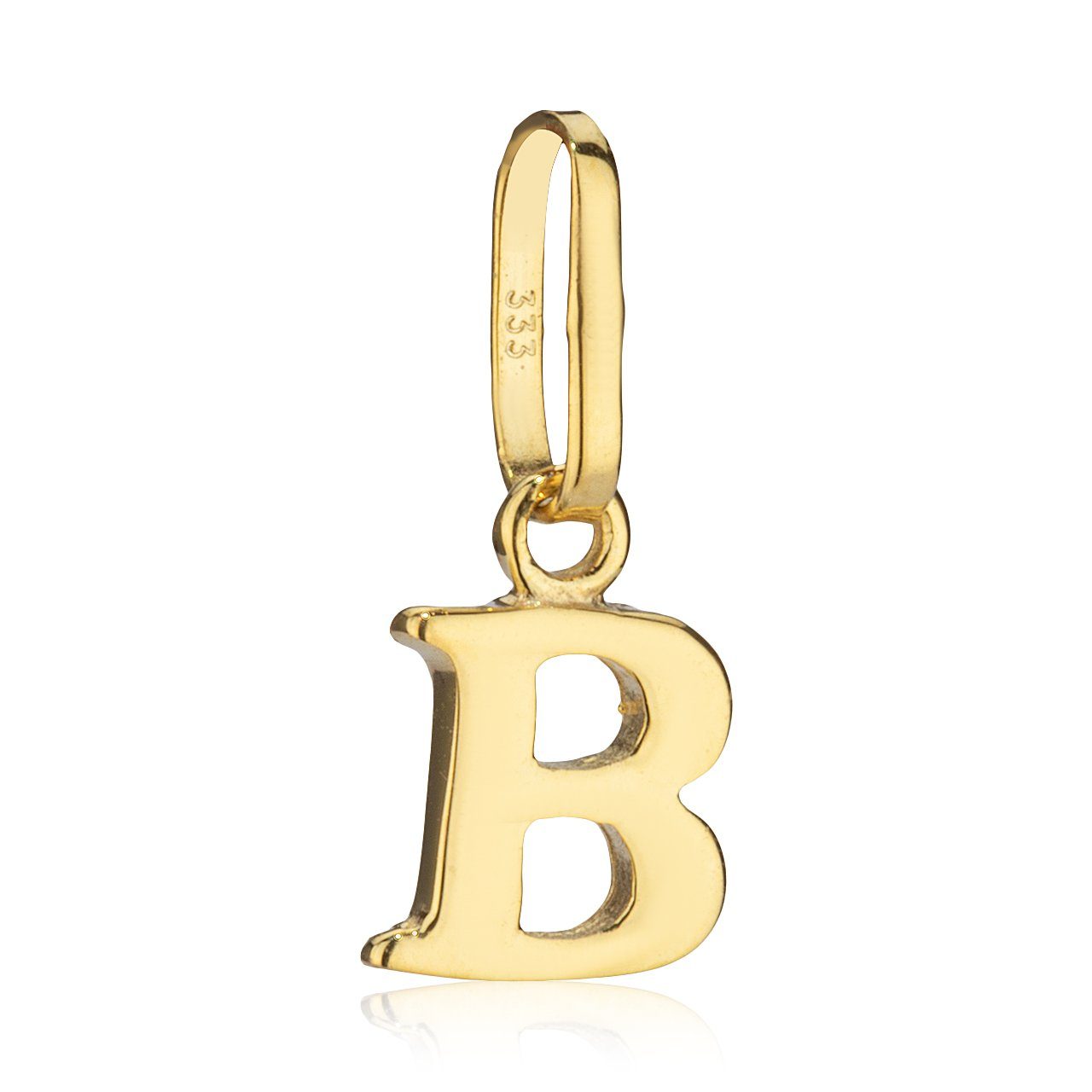 NKlaus Buchstabenanhänger Kettenanhänger kleiner Buchstabe B 333 Gelb Gold günstig online kaufen