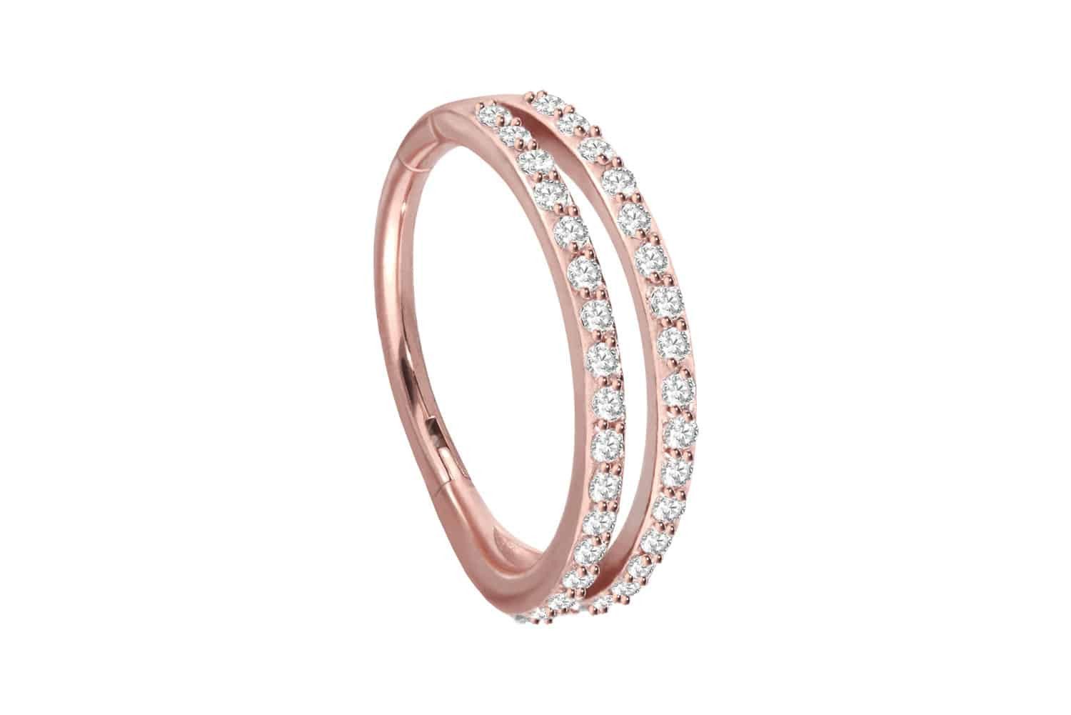 PIERCINGLINE Nasenpiercing Chirurgenstahl Segmentring Clicker 2 günstig online kaufen