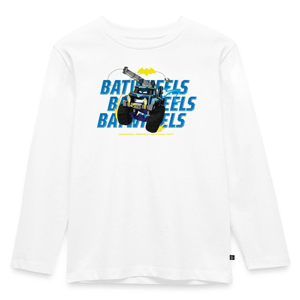 T-Shirt Batwheels Mit Schriftzug Protect Gotham City Kinder Premium Langarmshi