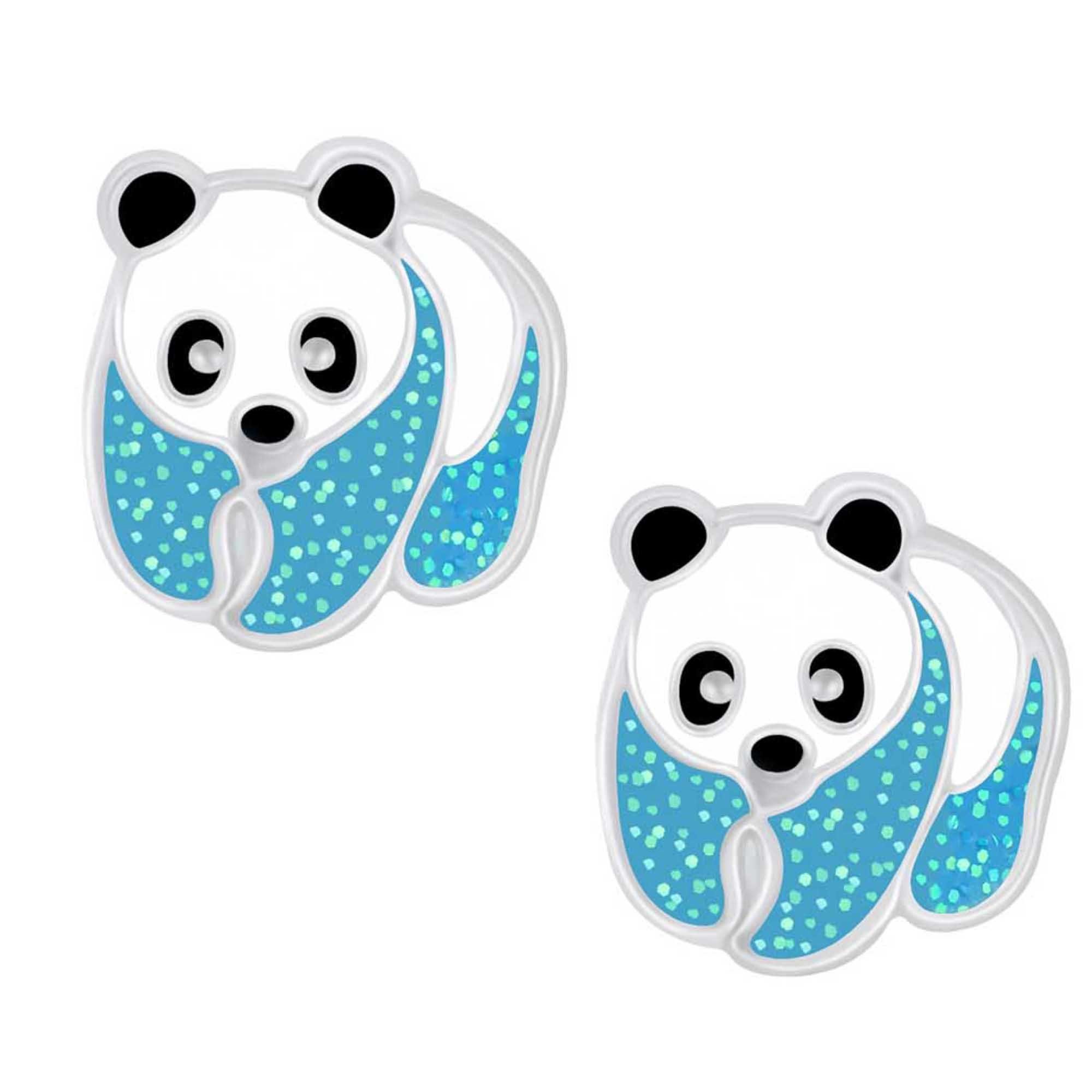 schmuck23 Paar Ohrstecker Kinder Ohrringe Panda Bär 925 Silber Mädchen  Ohrstecker, Mädchen Kinderschmuck echte Silberohrringe,  Sicherheitsverschluss