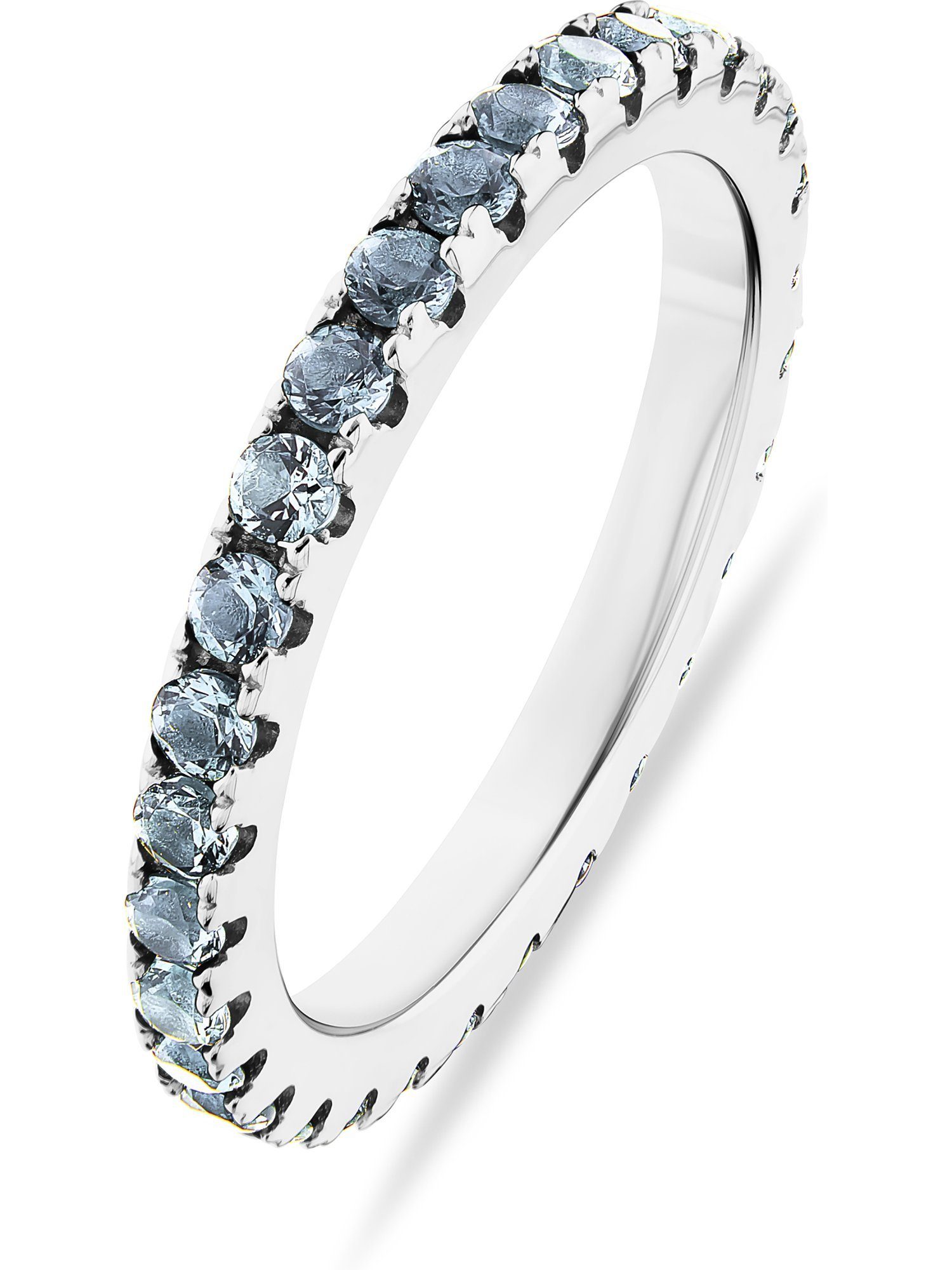 FAVS Fingerring FAVS Damen-Damenring 925er Silber 30 Zirkonia, Zirkonia, synthetisch