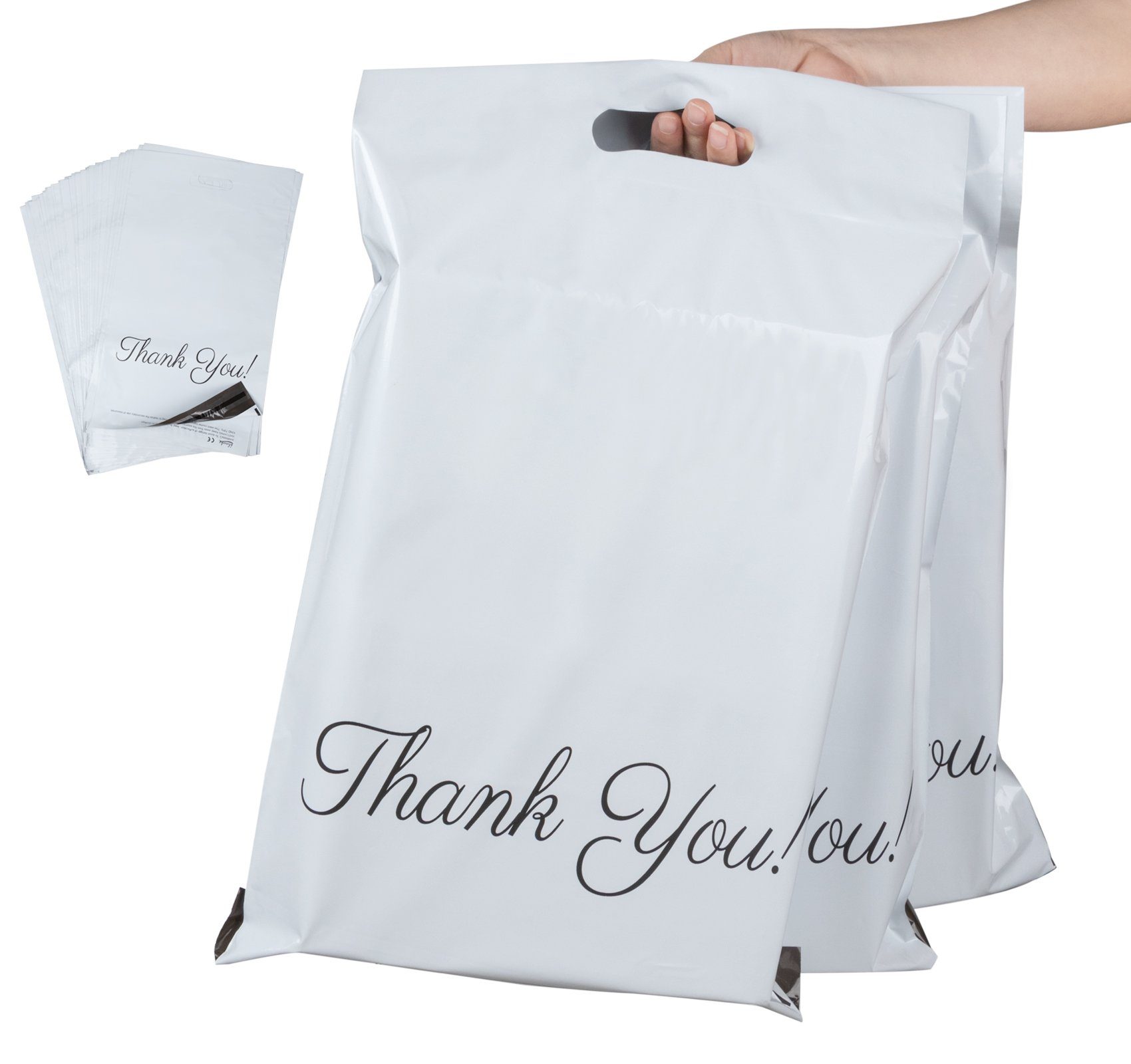 Homewit Beuteltasche Versandbeutel Plastik Versandtaschen, Selbstklebend und blickdicht (Packung, 60-tlg., 30x40cm), Versandtüten aus Plastik für Kleidung und Textilien