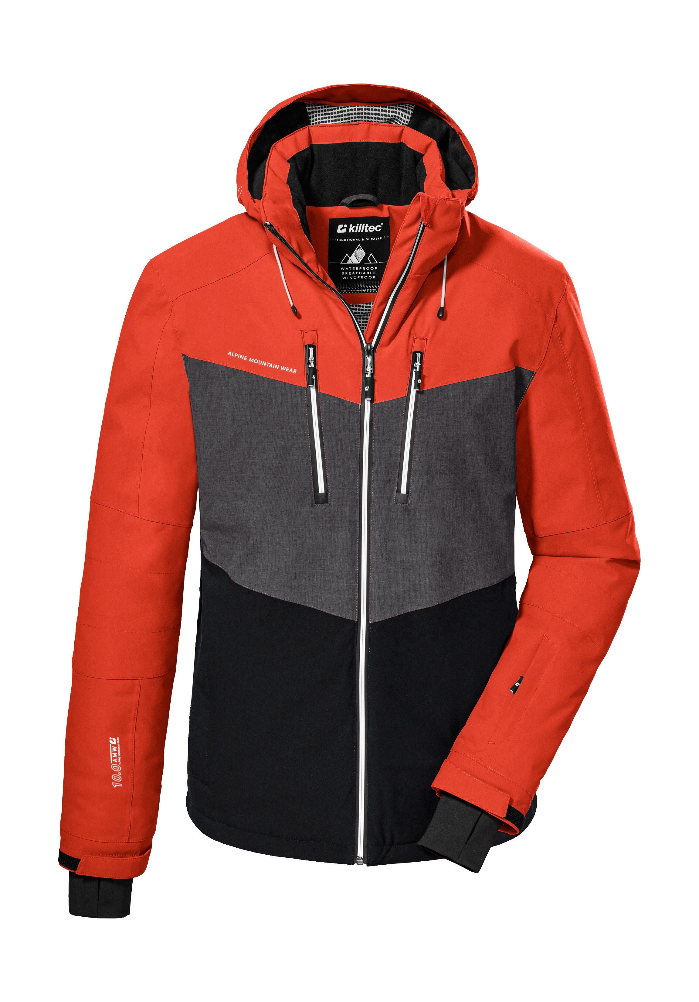 Killtec Skijacke KSW 45 MN SKI JCKT dunkelorange